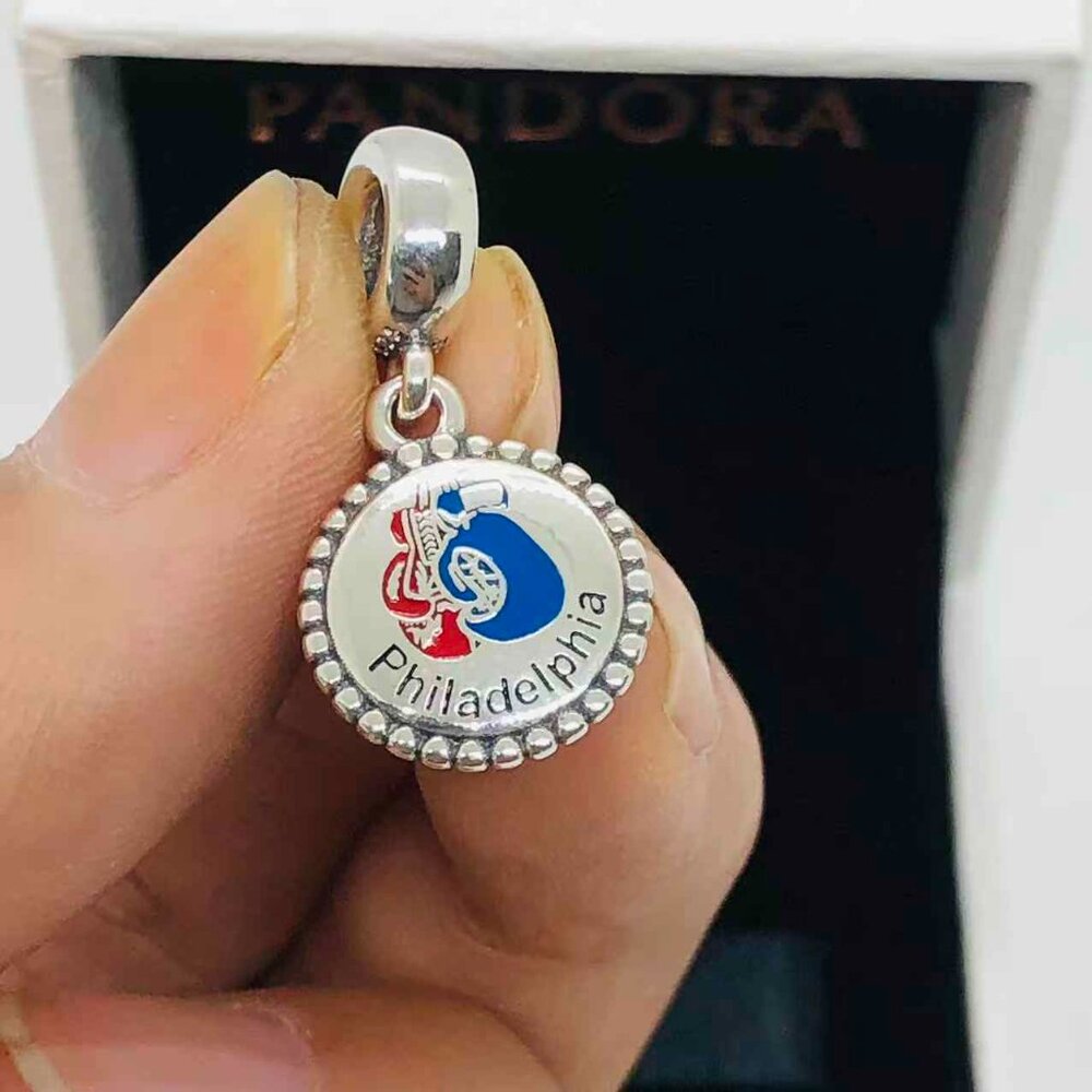 ✨🔥Pandora Philadelphia Phillies Exclusive Dangle Charm